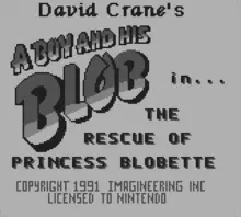Image n° 1 - screenshots  : David Crane's The Rescue of Princess Blobette